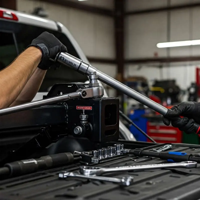Gooseneck hitch installs in Greenville, TX Gooseneck hitch installs in Greenville, TX
